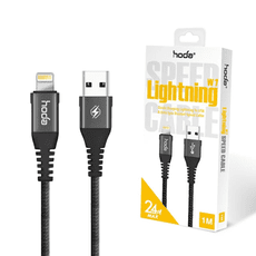 2.4A【Lightning】180cm 快速充電編織線材 | hoda®