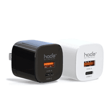 33W GaN氮化鎵智慧雙孔電源供應器 / 極速智能充電器| hoda®