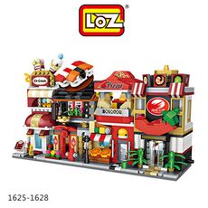 LOZ mini 鑽石積木-1625-1628 街景系列