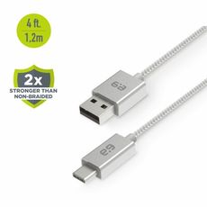 雙倍強韌系列：編織金屬充電傳輸線 FOR Type-C
