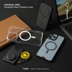 iPhone13/13Pro/13 ProMax/MagSafe 晶石玻璃軍規防摔保護殼|hoda®