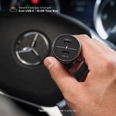 【鋁合金車充】智能雙孔快速充電 (PD 3.0快充/HUAWEI SCP/FCP快充 QC 3.0)