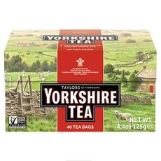 英國taylors泰勒茶 -約克夏紅茶 紅牌 茶包 yorkshire tea 125g(40入)