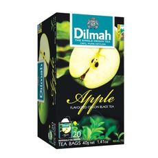 dilmah 帝瑪 蘋果口味紅茶 茶包 2g*20入/盒-良鎂咖啡精品館