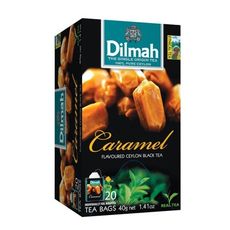 dilmah 帝瑪 焦糖口味紅茶 茶包 2g*20入/盒-良鎂咖啡精品館