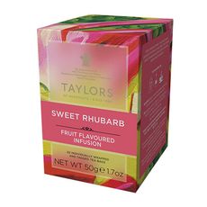 即期英國Taylors泰勒茶 - 玫瑰大黃風味茶 無咖啡因 茶包 2.5g*20入/盒