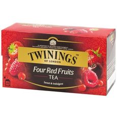 英國唐寧茶 twinings-四紅果茶包 four red fruits tea 2g*25入/盒