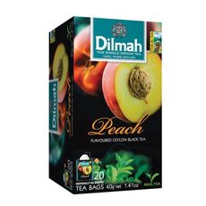 dilmah 帝瑪 水蜜桃口味紅茶 茶包  2g*20入/盒-良鎂咖啡精品館