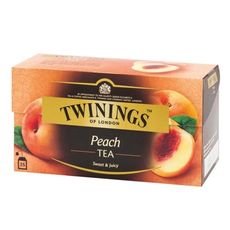 英國唐寧茶 twinings-香甜蜜桃茶包 peach tea 2g*25入/盒-良鎂咖啡精品館