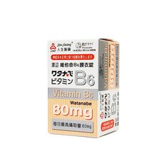 人生製藥 渡邊 維他命B6膜衣錠 80錠/瓶