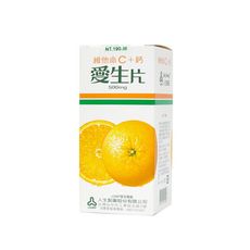 人生製藥 愛生片 40錠/盒 維他命C500mg+鈣