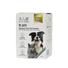 Moreson 木入森 魚油粉 30包/盒 (犬貓適用)