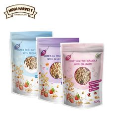 Mega Harvest 機能性蜂蜜烤脆榖片 500g 膠原蛋白/乳酸菌/葡萄糖胺