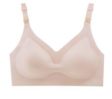 momMe 蝶型立體無鋼圈哺乳內衣(玫瑰粉)