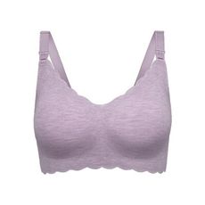 momMe 輕薄無鋼圈哺乳內衣(紫彩)