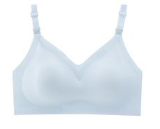 momMe 蝶型立體無鋼圈哺乳內衣(珍珠藍)