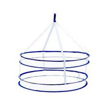 可折疊圓形雙層曬衣網 曬衣架 曬衣籃 曬網