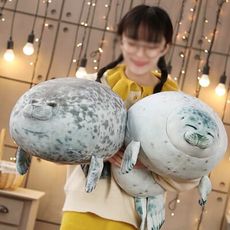 軟綿綿海豹玩偶抱枕 靠枕海洋動物 公仔 禮物 聖誕節