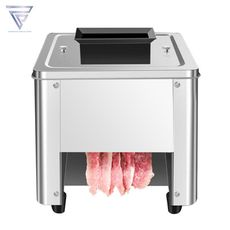 【F.C】全自動 『電動切肉機』 每小時產量200kg 菜肉皆可切 110V  商用切片機 切片機