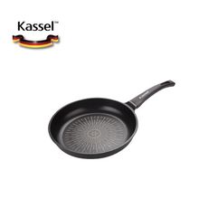 韓國Kassel 鑽石超導熱不沾平底鍋-26cm(瓦斯爐、電磁爐適用款、不挑爐具)