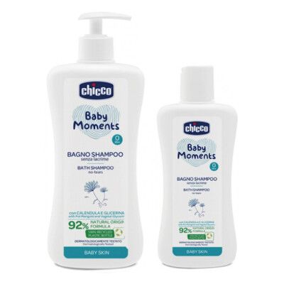 Chicco 寶貝嬰兒植萃洗髮/沐浴露750ml+200ml(溫和不流淚配方)【悅兒園婦幼生活館】