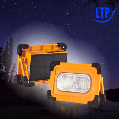【LTP】100W太陽能LED磁吸照明燈/手提探照燈/地攤高亮度LED燈/露營探照燈