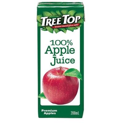 TREE TOP 樹頂 100%純蘋果汁200ml(24包)箱購