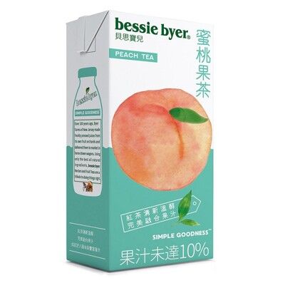 bessie byer 貝思寶兒蜜桃果茶330ml (6入)利樂包