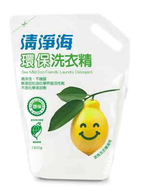 清淨海 檸檬系列環保洗衣精補充包 1800ml/包