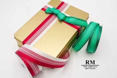 <特惠套組> 聖誕紅綠配套組 緞帶套組 禮盒包裝 蝴蝶結 手工材料