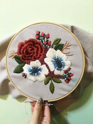 A1821-6 DIY印花刺繡包  (Embroider DIY Pack)