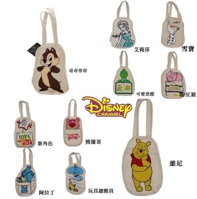 【台灣製造】迪士尼Disney 正版卡通造型帆布袋
