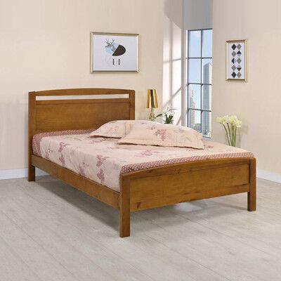 YoStyle 香川床架組-單人3.5尺(不含床墊) 實木床架 單人床