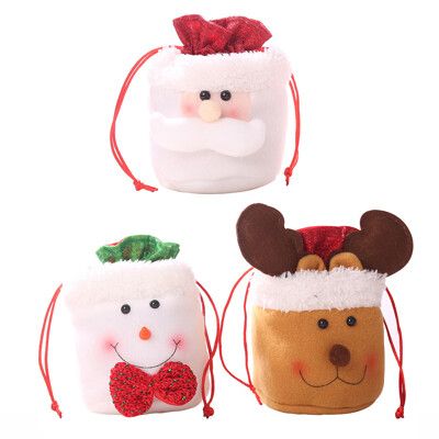 台灣現貨 聖誕節禮品袋  聖誕包裝 聖誕包裝袋 聖誕提袋 聖誕禮物袋 糖果袋 包裝袋 束口袋 聖誕襪