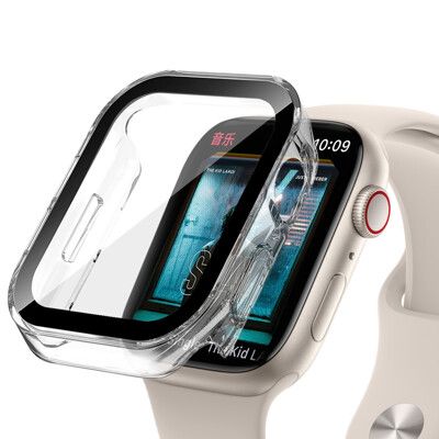 Apple Watch 錶殼 一體式保護殼 玻璃 防潑水 手錶殼 適用 Apple Watch 保護