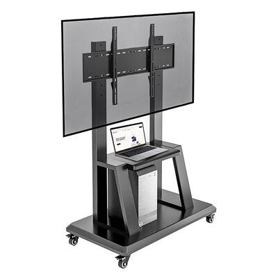 可移動電視機支架32-65寸 帶輪推車 落地式 電視支架 螢幕支架 電視架 移動電視機支架 移動推車