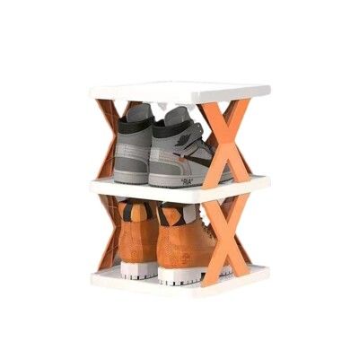【三色可選】簡易X型鞋架 簡易鞋架 多層鞋架 分層鞋架 鞋櫃 鞋架 室內拖鞋架 拖鞋架A010