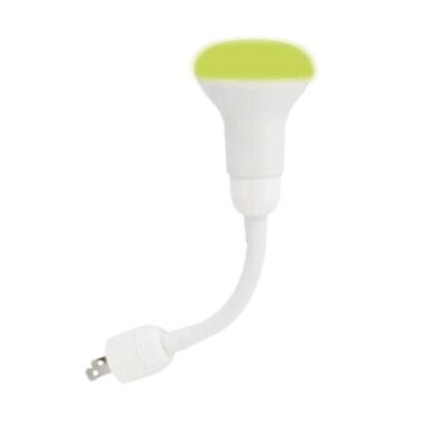 【TOYAMA特亞馬】LED光控 自動防蚊燈泡 7W 琥珀色（黃綠光）彎管插頭型