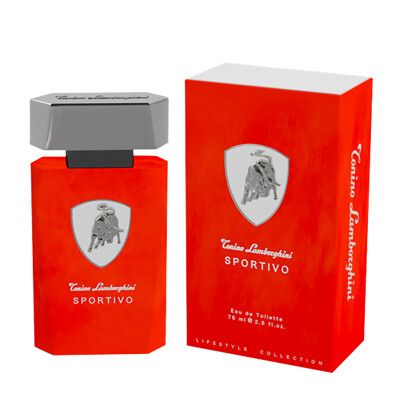 Lamborghini 藍寶堅尼 Sportivo 紅牛能量 男性淡香水 75ml