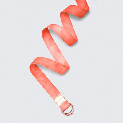 SUGARMAT 瑜珈伸展帶Stretching Strap Coral Pink 官方授權販售現貨