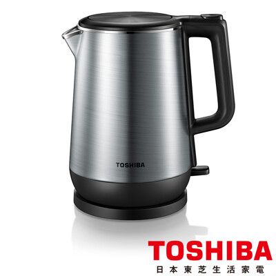 TOSHIBA 1.7L雙層不鏽鋼快煮壺 KT-17DRNTW