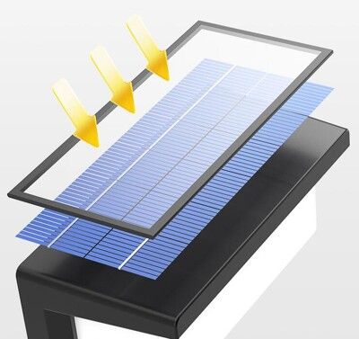 新款感應燈 太陽能充電戶外壁燈 免接線室外防水牆壁燈 免打孔庭院燈 led門頭燈陽台庭院外牆燈