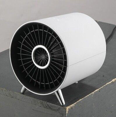 新款110V冷暖兩用桌面辦公電暖風機風扇室內小型加熱取暖神器