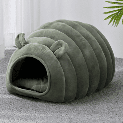 貓咪用品貓窩 冬天保暖封閉式貓屋 冬季貓房子 小貓幼貓睡覺的寵物床