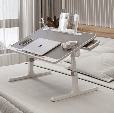 家用學習書桌 可折疊升降床上小桌子  學生筆記本電腦桌 懶人桌
