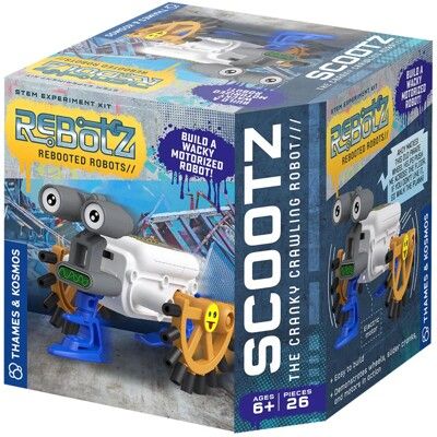 【英國T&K】越玩越聰明STEAM寶盒：打造好奇爬行機器人史考茨 REBOTZ Scootz