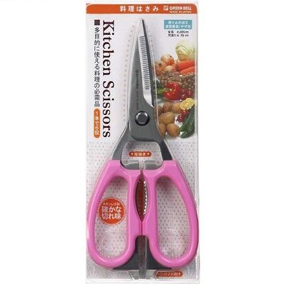 日本GB綠鐘Kitchen多功能廚房料理剪刀( L205mm／114g ) G-2005