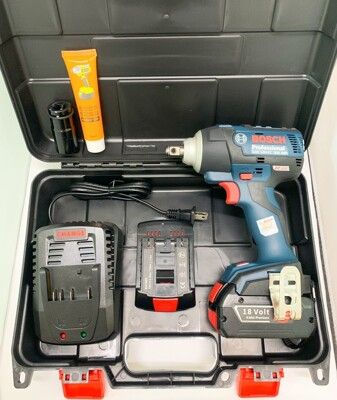 無刷電動扳手 原廠博世 BOSCH GDS18V-EC300ABR 18V雙電 4.0AH