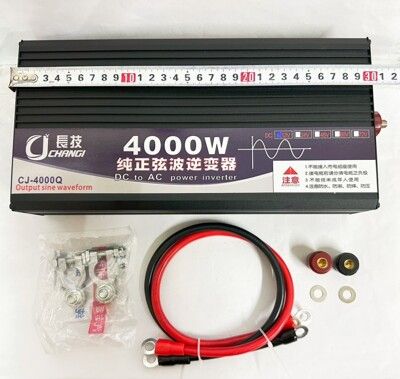 純正弦波逆變器 長技 12V轉110V 4000W(實際2000W) 雙插座液顯款 車載家用升壓轉換