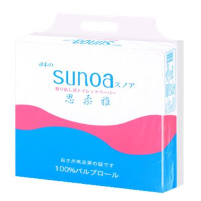 【百吉牌】《sunoa》抽取式衛生紙 100抽*80包/箱